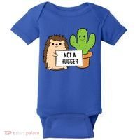 Hedgehog Not A Hugger Cactus Hedgehog Great Gift Baby Bodysuit thumb 0