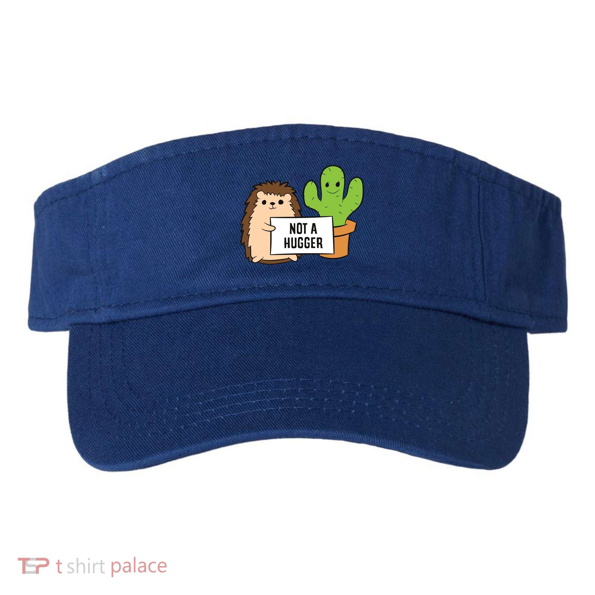 Hedgehog Not A Hugger Cactus Hedgehog Great Gift Visor