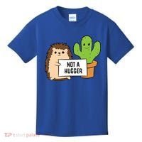 Hedgehog Not A Hugger Cactus Hedgehog Great Gift Kids T-Shirt thumb 0