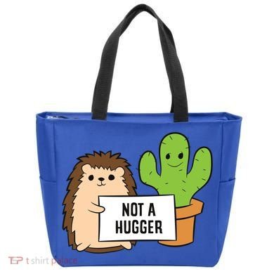 Hedgehog Not A Hugger Cactus Hedgehog Great Gift Tote Bag