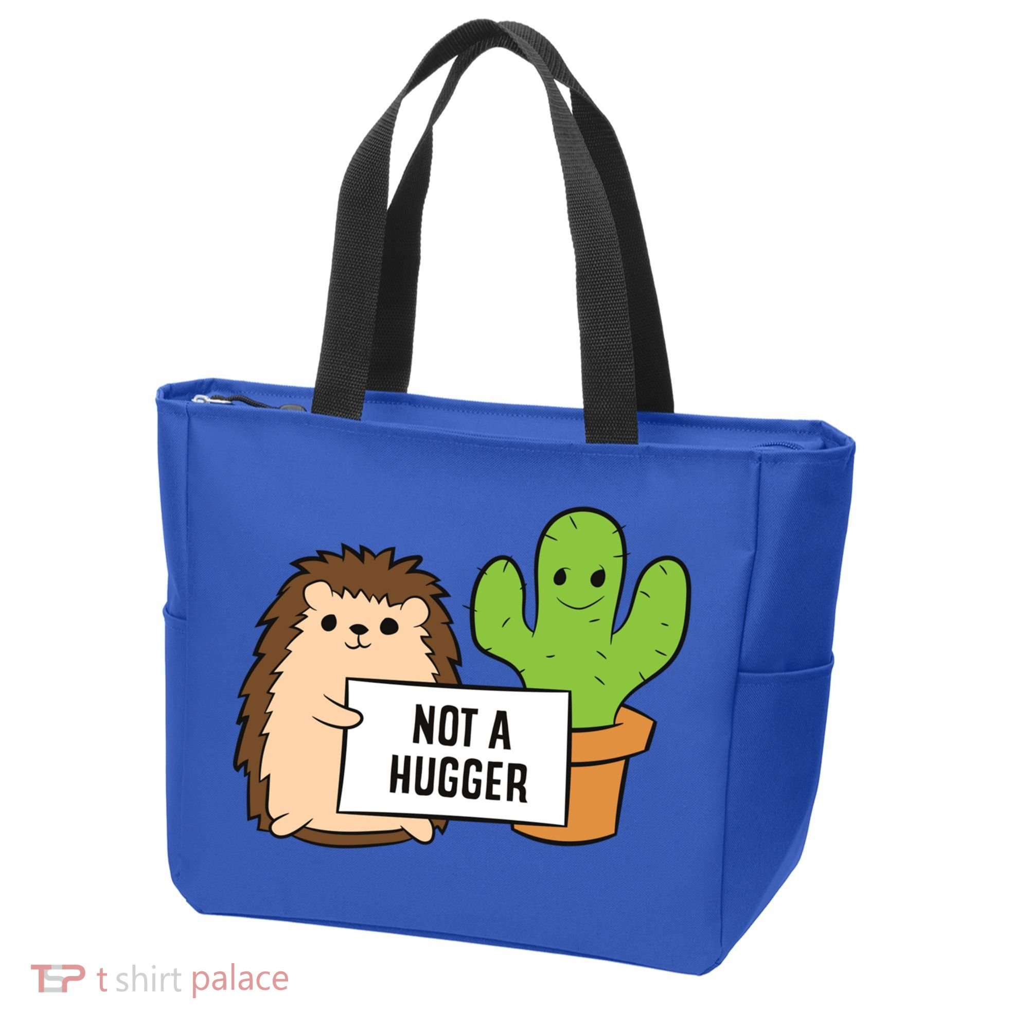 Hedgehog Not A Hugger Cactus Hedgehog Great Gift Tote Bag