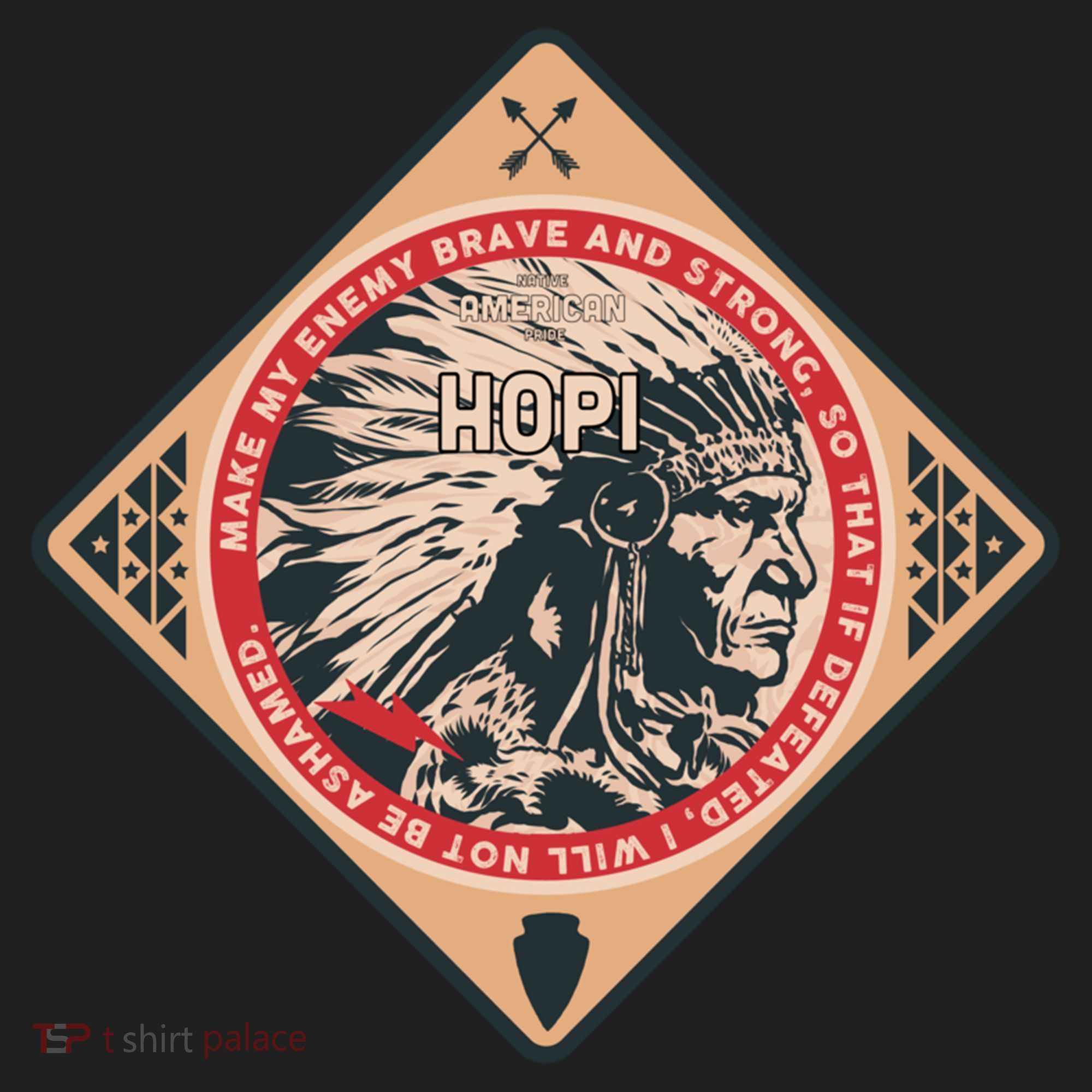 Hopi Native American Indian Brave Strong Enemy Meaningful Gift Beanie