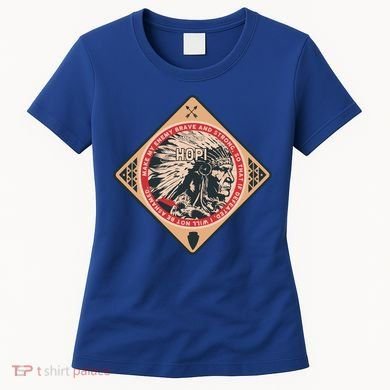 Hopi Native American Indian Brave Strong Enemy Meaningful Gift Women's T-Shirt