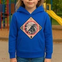 Hopi Native American Indian Brave Strong Enemy Meaningful Gift Kids Hoodie thumb 3
