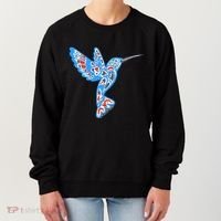Hummingbird Native American Indian Pacific Northwest Tribal Gift Women's Sweatshirt thumb 0