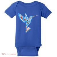 Hummingbird Native American Indian Pacific Northwest Tribal Gift Baby Bodysuit thumb 0