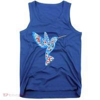 Hummingbird Native American Indian Pacific Northwest Tribal Gift Tank Top thumb 0