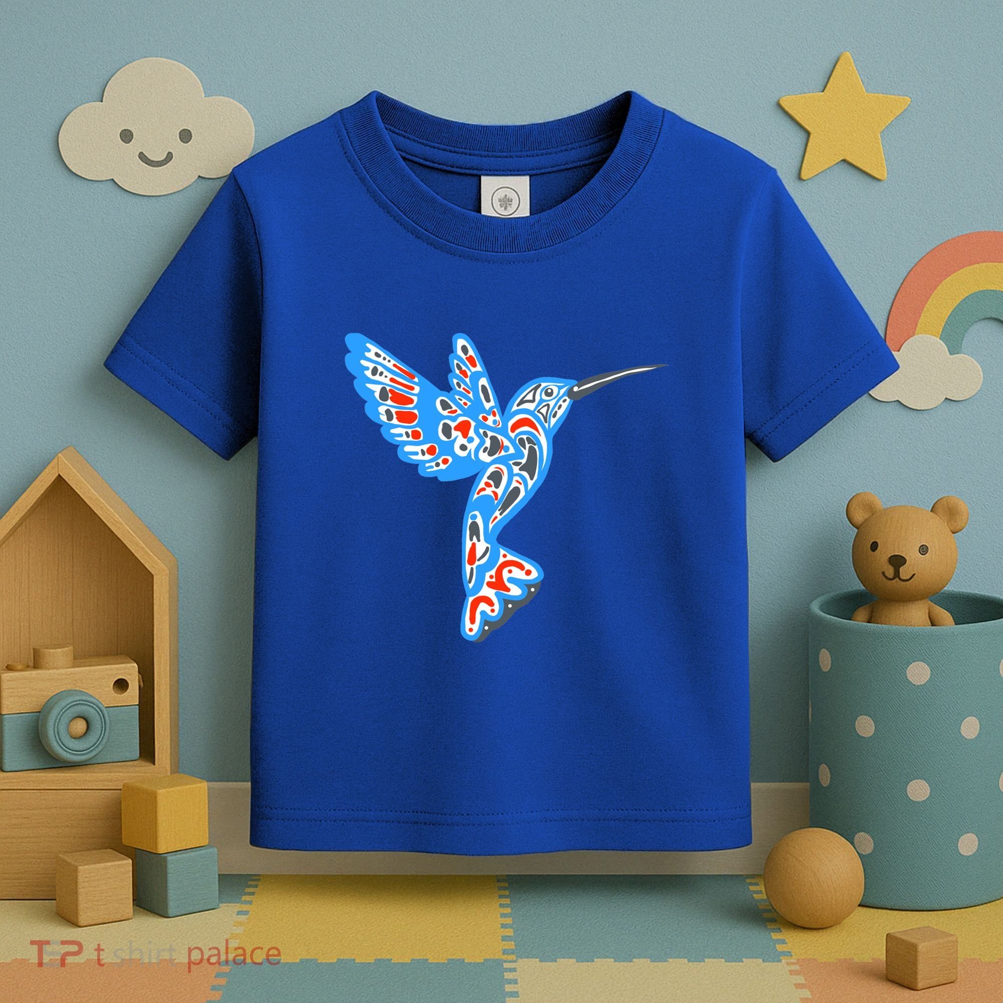 Hummingbird Native American Indian Pacific Northwest Tribal Gift Toddler T-Shirt
