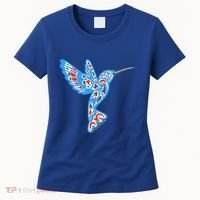 Hummingbird Native American Indian Pacific Northwest Tribal Gift Women's T-Shirt thumb 0