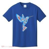 Hummingbird Native American Indian Pacific Northwest Tribal Gift Kids T-Shirt thumb 0