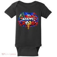 HAITI North America Soccer Tournament 2026 Baby Bodysuit thumb 0