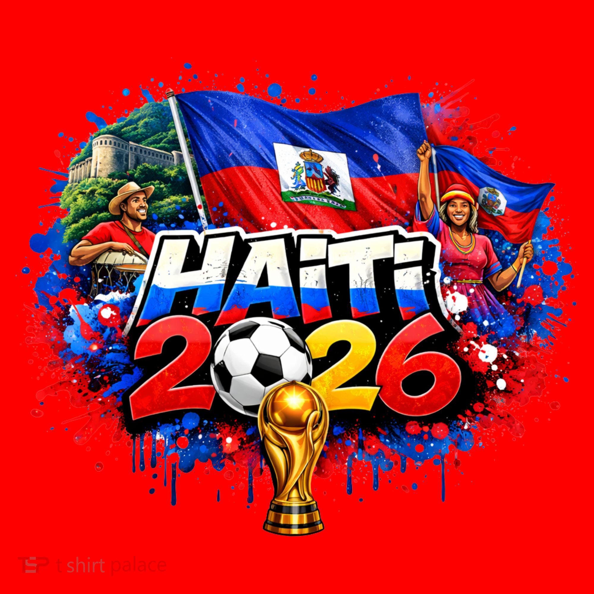 HAITI North America Soccer Tournament 2026 Santa Hat