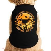 Halloween Nightmare Before Coffee Gift Doggie Tank thumb 0