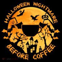 Halloween Nightmare Before Coffee Gift Doggie Tank thumb 4