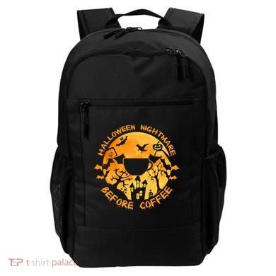 Halloween Nightmare Before Coffee Gift Backpack