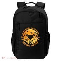 Halloween Nightmare Before Coffee Gift Backpack thumb 0