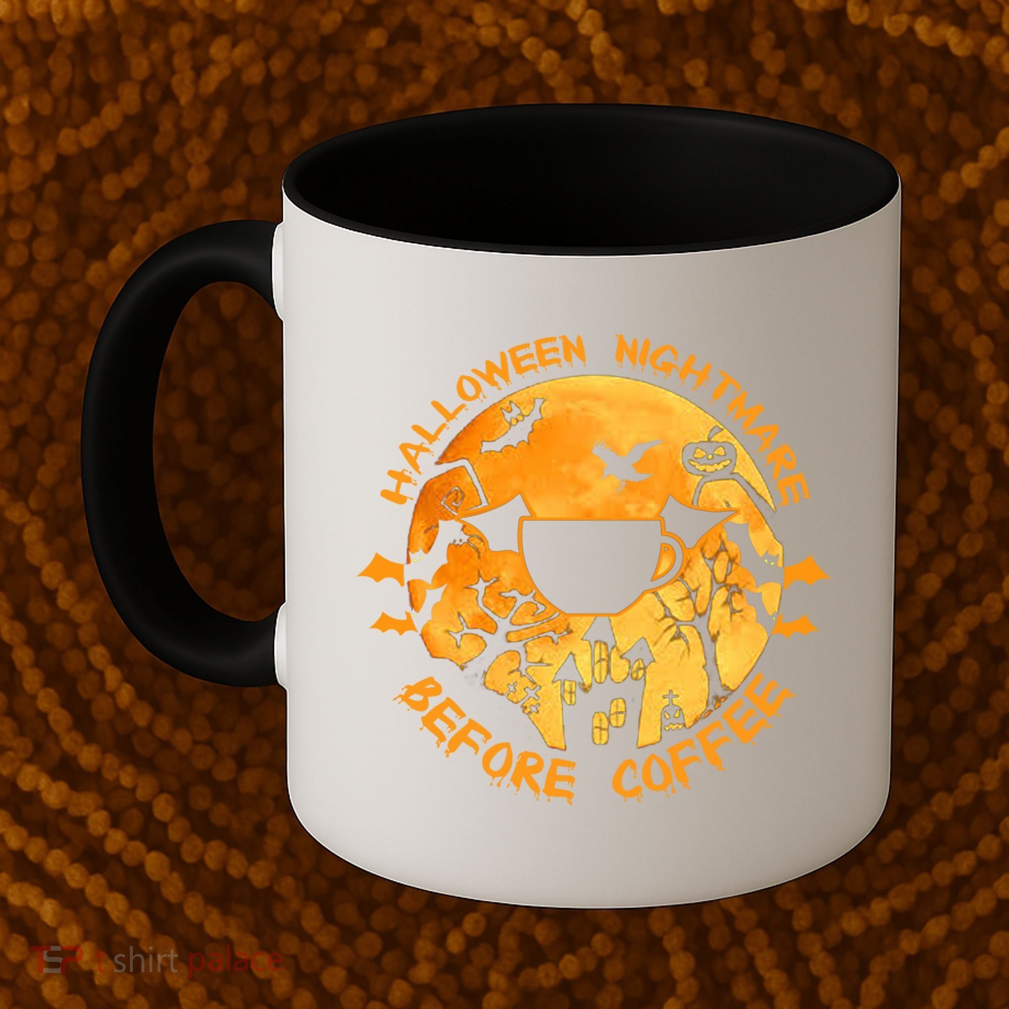 Halloween Nightmare Before Coffee Gift Coffee Mug