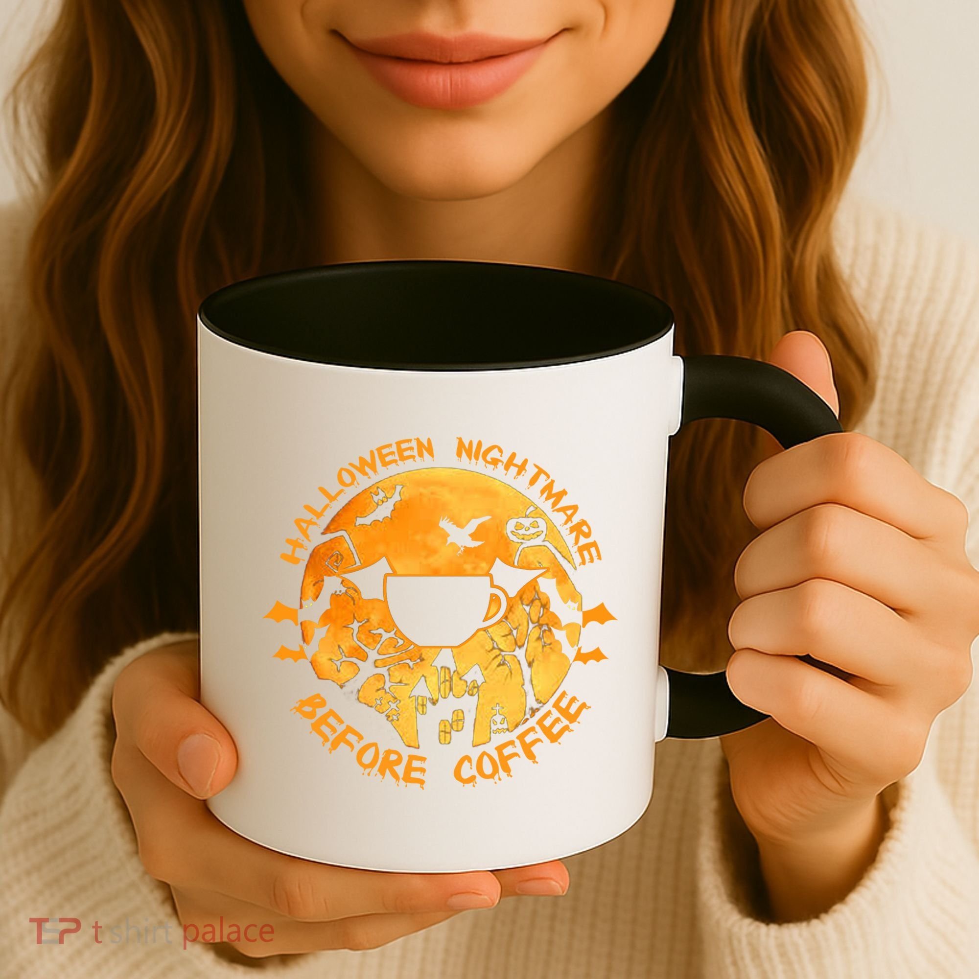 Halloween Nightmare Before Coffee Gift Coffee Mug