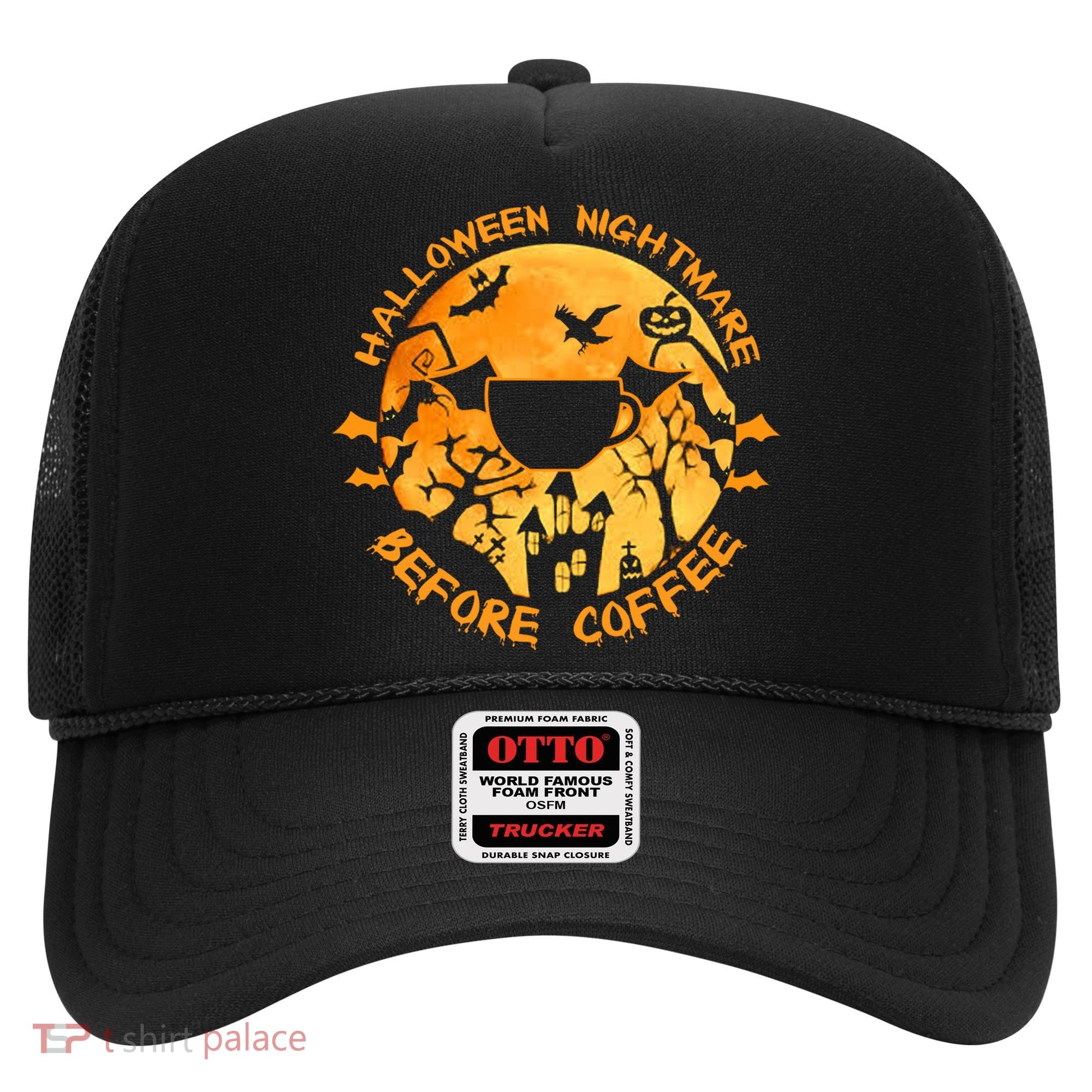 Halloween Nightmare Before Coffee Gift Hat