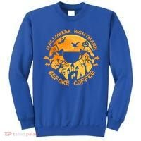 Halloween Nightmare Before Coffee Gift Sweatshirt thumb 0
