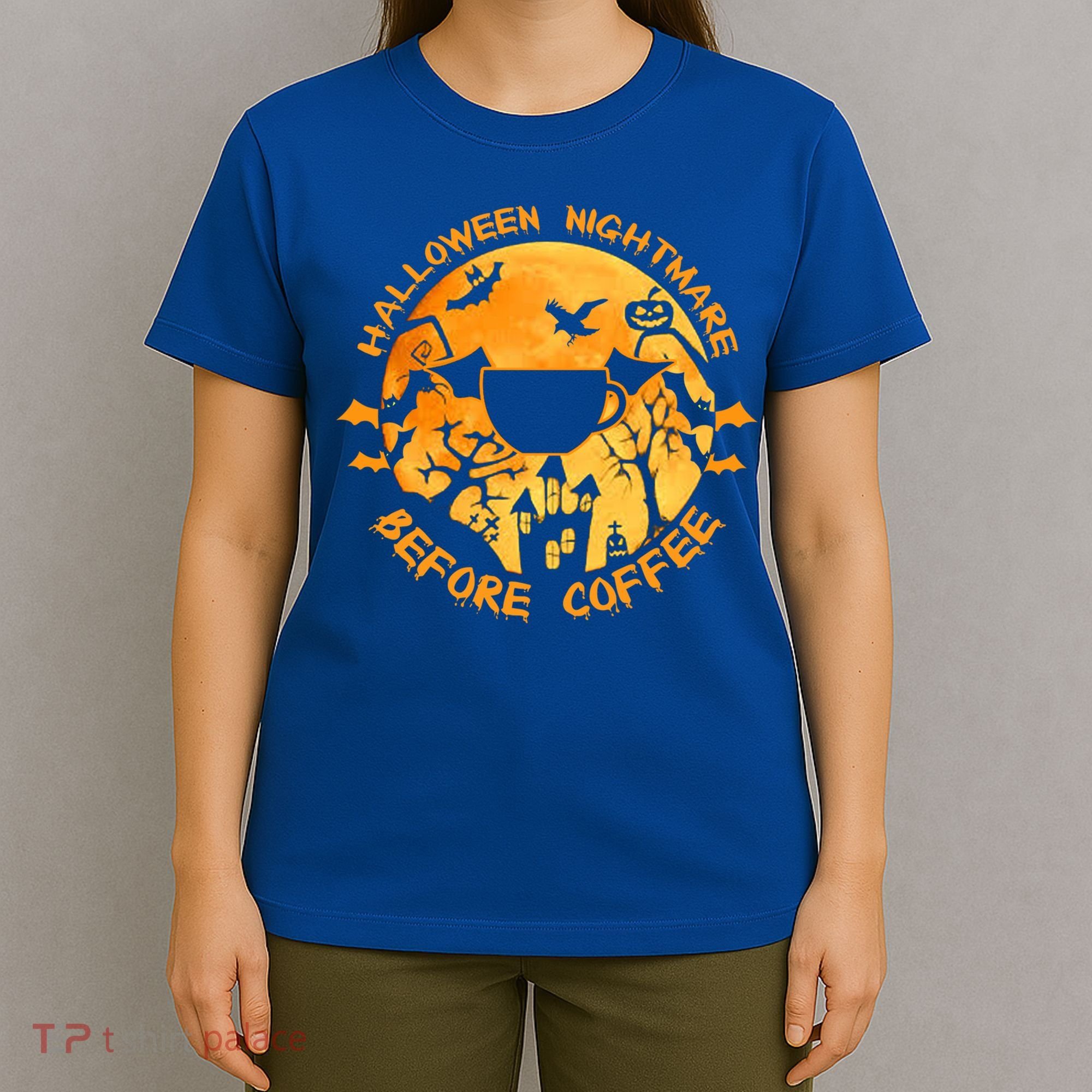 Halloween Nightmare Before Coffee Gift T-Shirt