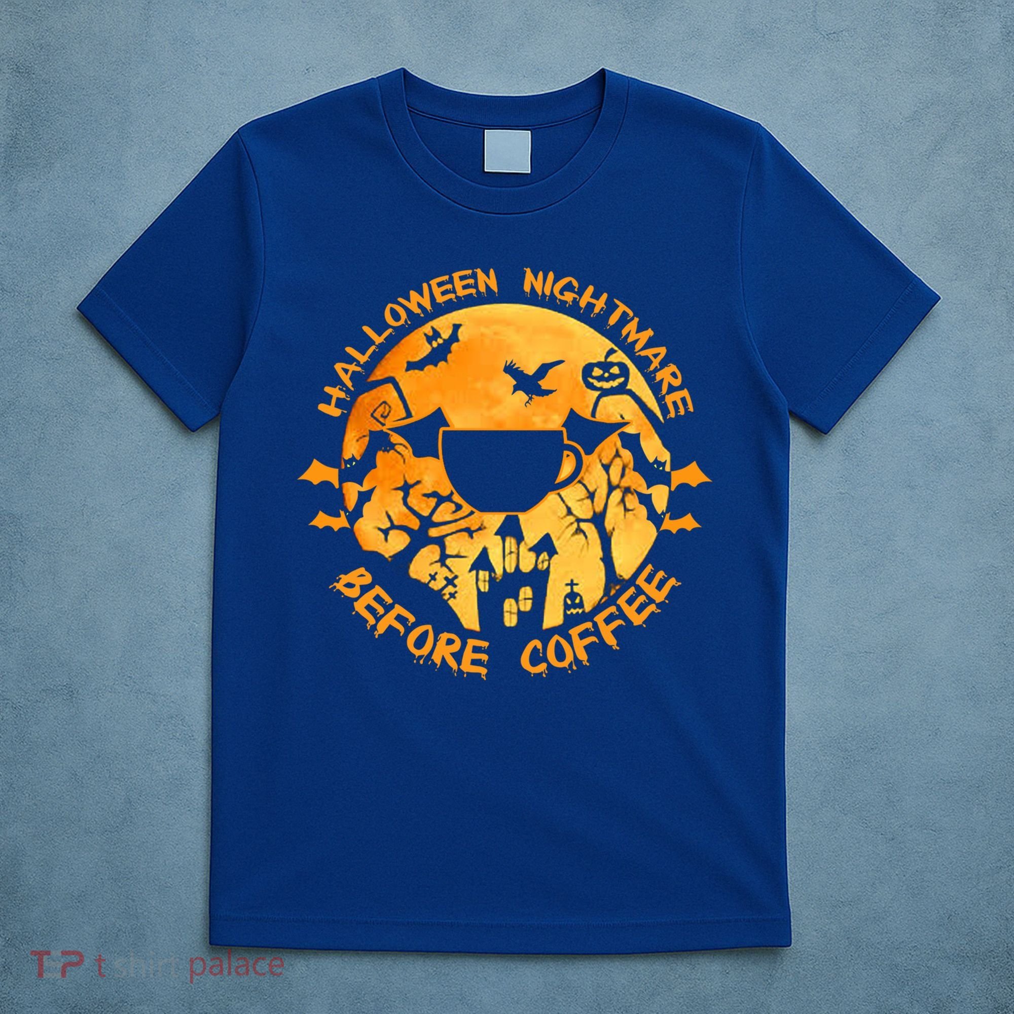 Halloween Nightmare Before Coffee Gift T-Shirt
