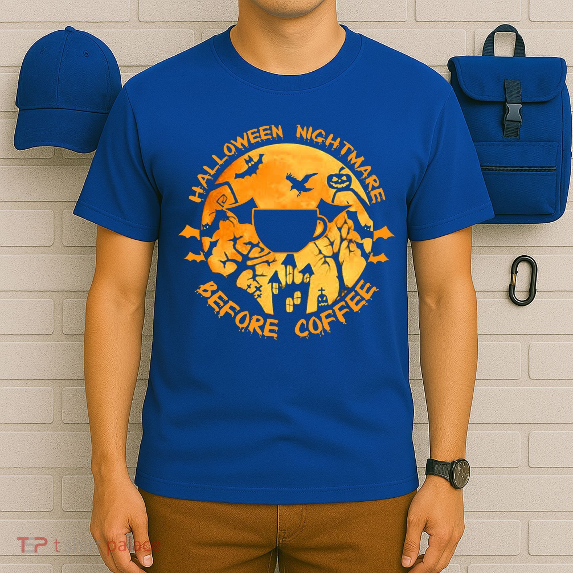 Halloween Nightmare Before Coffee Gift T-Shirt