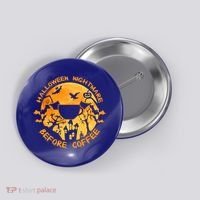 Halloween Nightmare Before Coffee Gift Button thumb 0