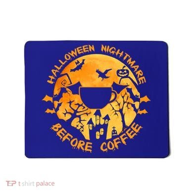 Halloween Nightmare Before Coffee Gift Mousepad