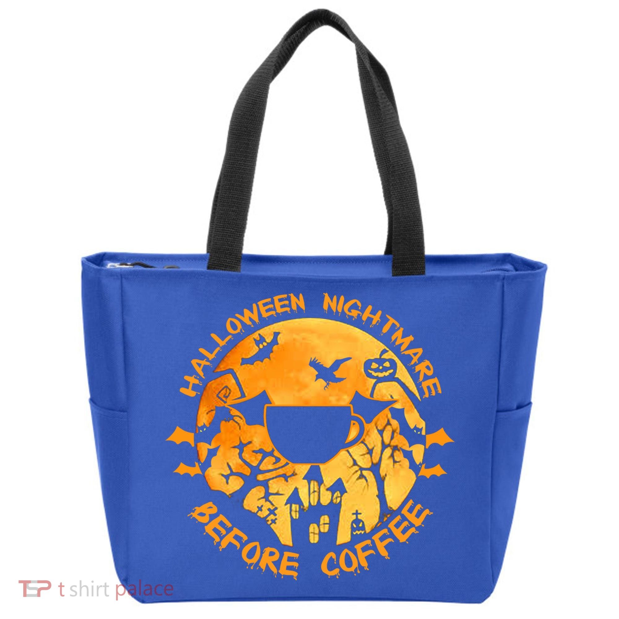 Halloween Nightmare Before Coffee Gift Tote Bag