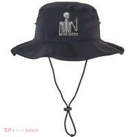 Halloween Never Better Skeleton Funny Skull Bucket Hat thumb 0