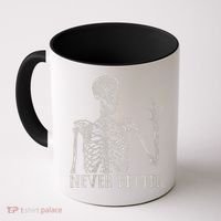 Halloween Never Better Skeleton Funny Skull Coffee Mug thumb 0