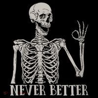 Halloween Never Better Skeleton Funny Skull Women's Tank Top thumb 5