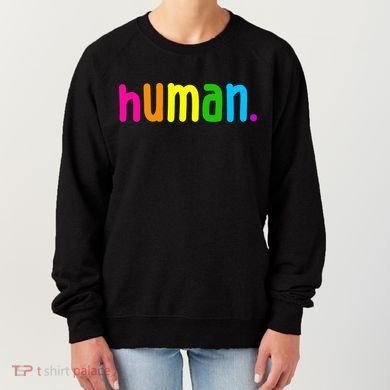 Human Neon Colorful Women's Sweatshirt