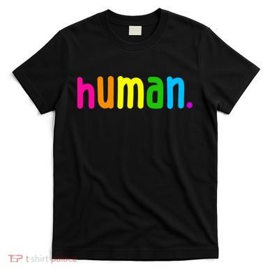 Human Neon Colorful T-Shirt