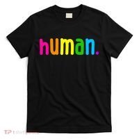 Human Neon Colorful T-Shirt thumb 0