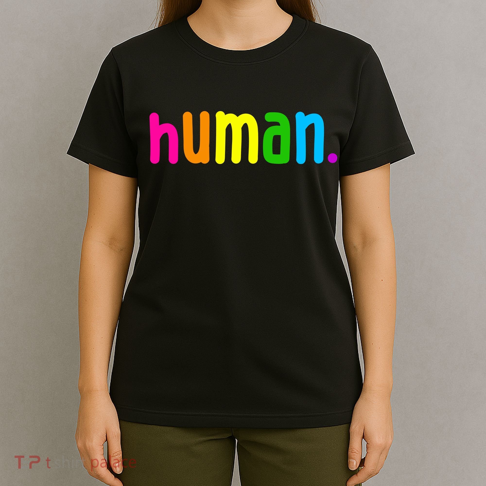 Human Neon Colorful T-Shirt