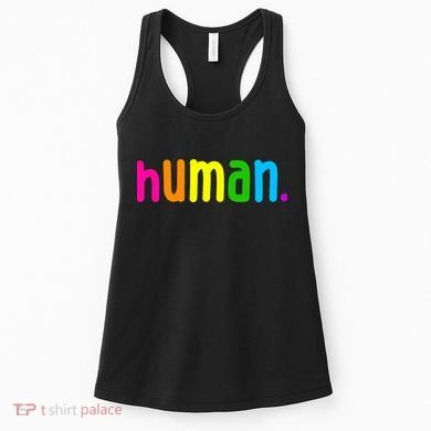 Human Neon Colorful Women's Tank Top