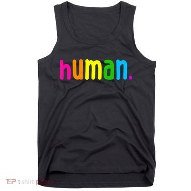 Human Neon Colorful Tank Top