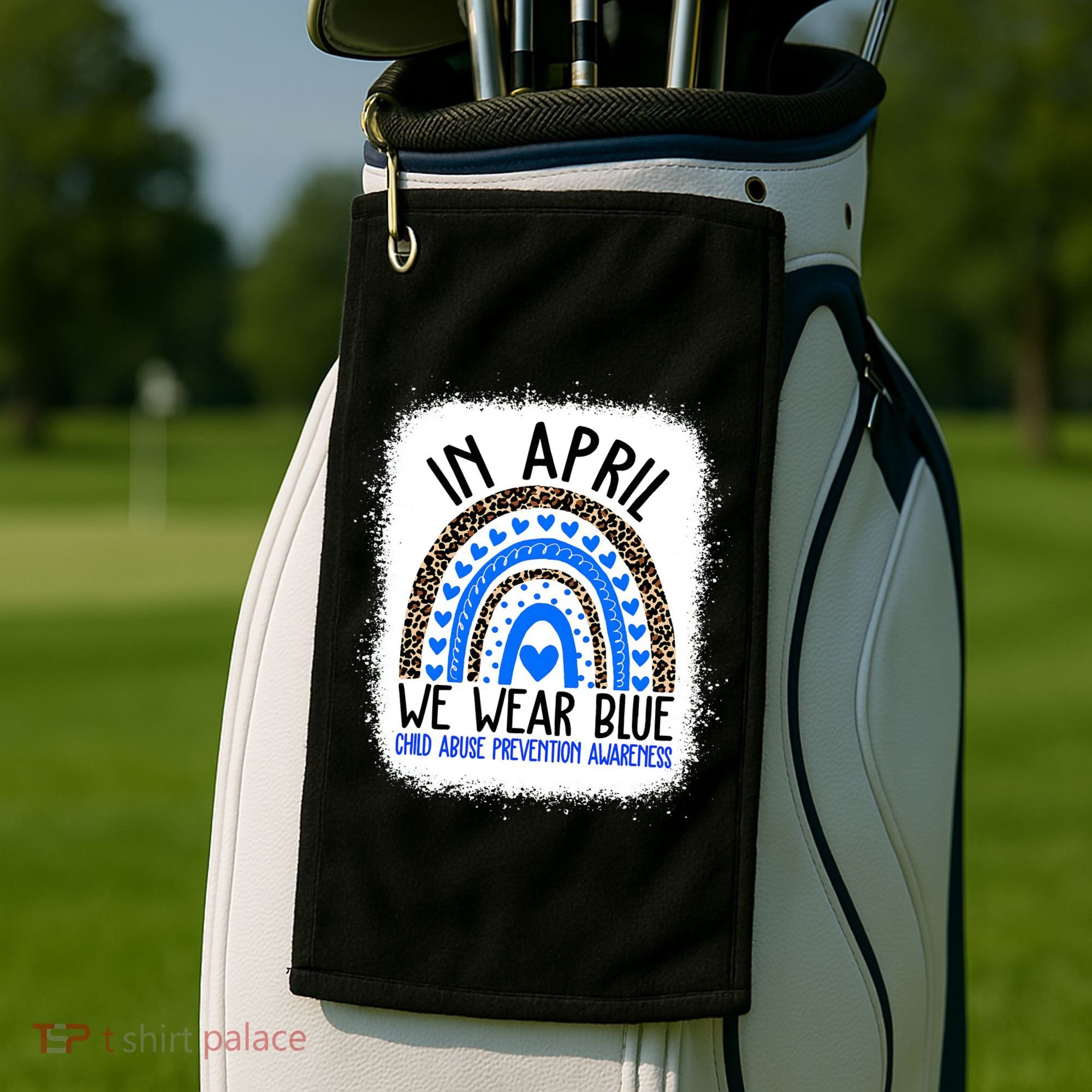 Hope National Child Abuse Prevention Month Golf Towel