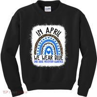 Hope National Child Abuse Prevention Month Kids Sweatshirt thumb 0