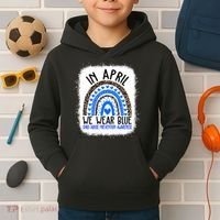 Hope National Child Abuse Prevention Month Kids Hoodie thumb 2