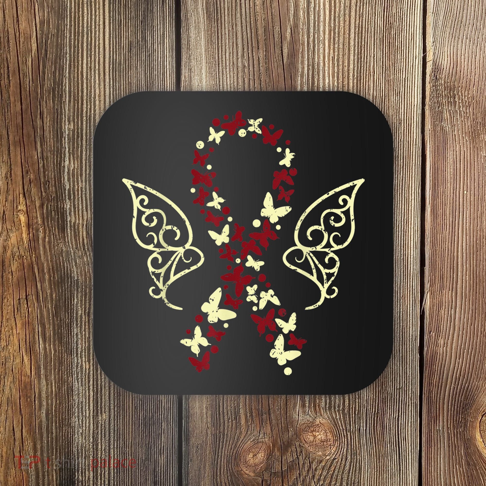 Head Neck Cancer Support Head And Neck Cancer Awareness Coaster
