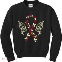 Head Neck Cancer Support Head And Neck Cancer Awareness Kids Sweatshirt thumb 0