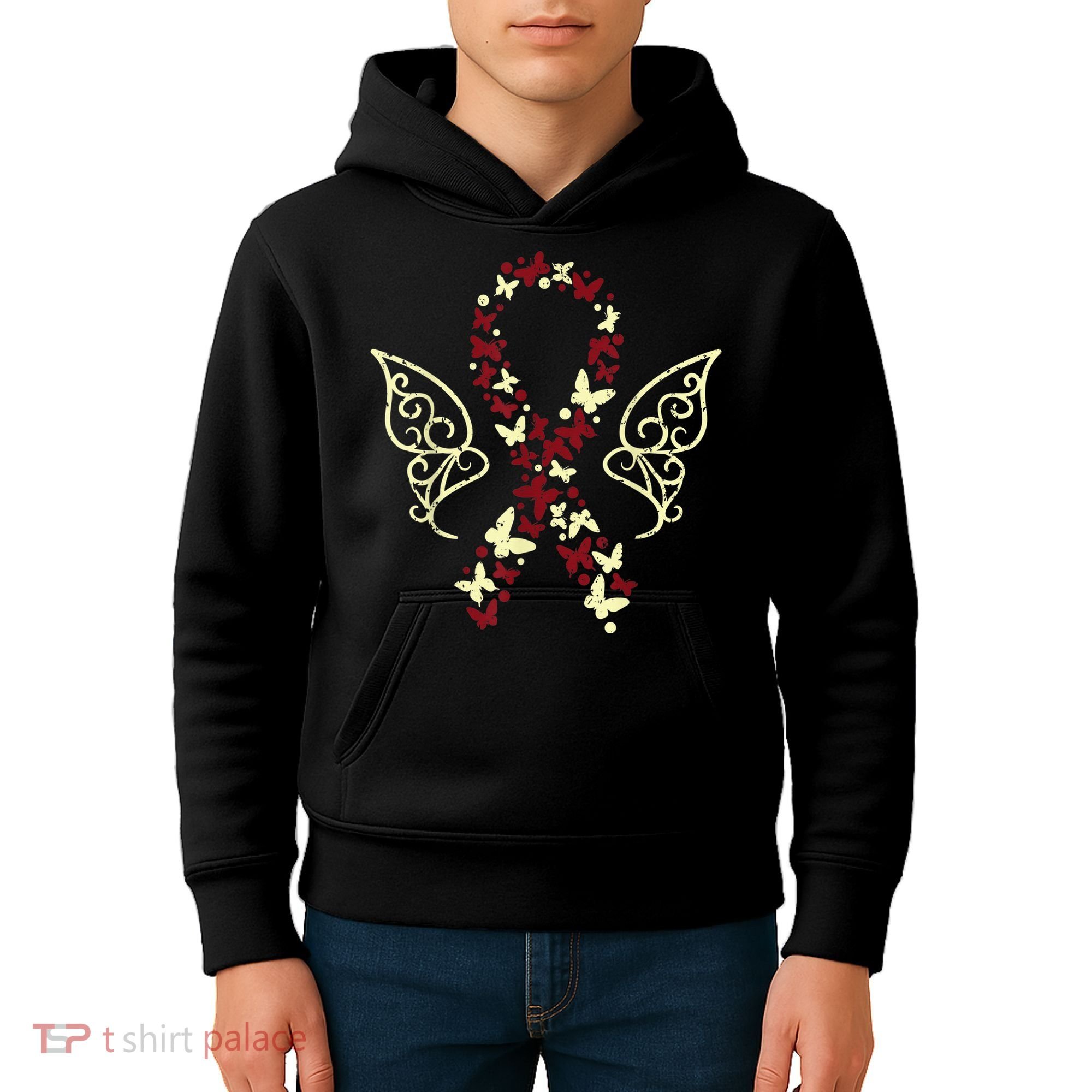 Head Neck Cancer Support Head And Neck Cancer Awareness Kids Hoodie