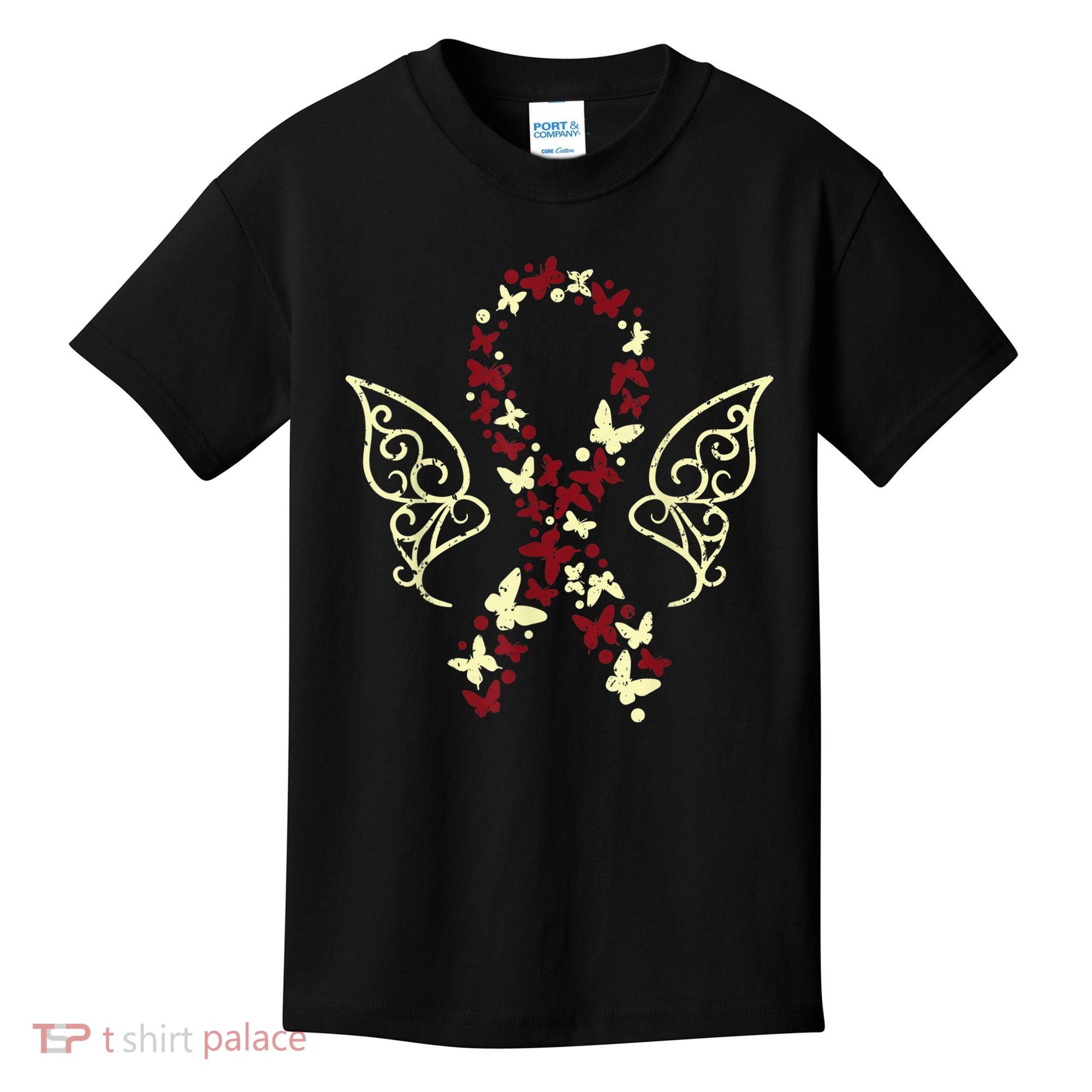 Head Neck Cancer Support Head And Neck Cancer Awareness Kids T-Shirt