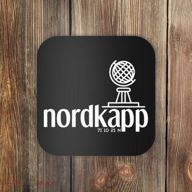 Historical North Cape Norway Scandinavia Design Coaster
