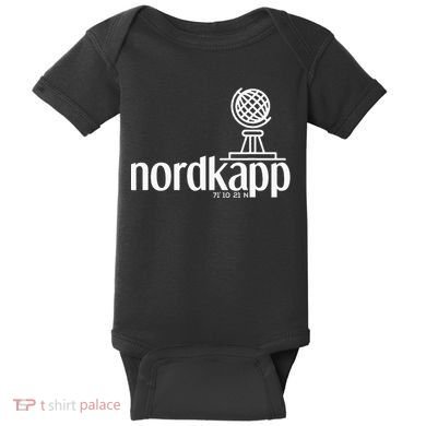 Historical North Cape Norway Scandinavia Design Baby Bodysuit