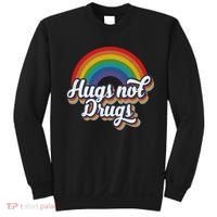 Hugs Not Drugs Rainbow Sweatshirt thumb 0