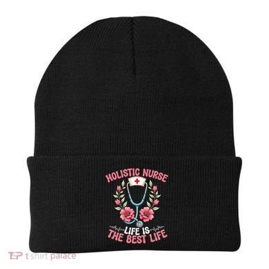 Holistic Nurse Design Stethoscope Nurse Gift Beanie